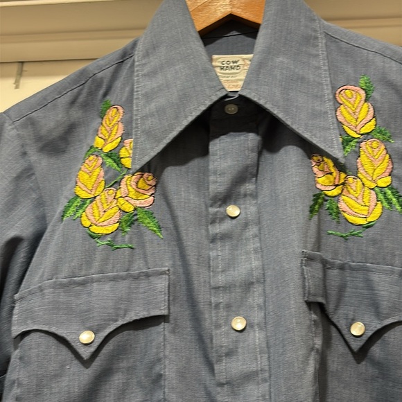 Vintage Cow Hand Long Sleeved Shirt - Picture 2 of 6